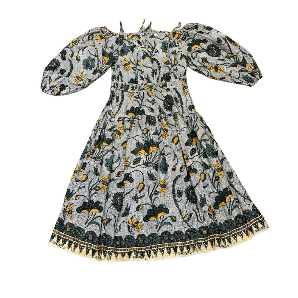 Ulla Johnson Floral-Print Flared Dress